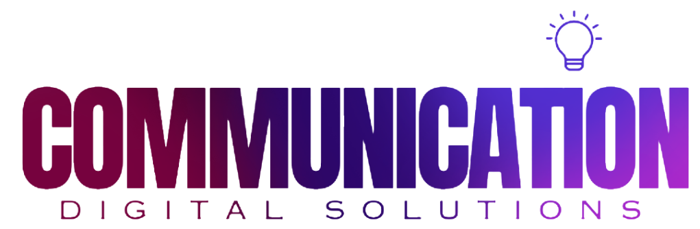 Communication Digital Solutions Logo gradient-border